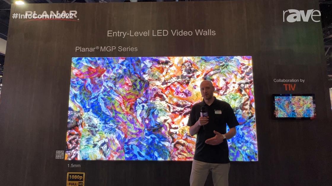 InfoComm 2022: Planar Intros MGP Entry-Level All-in-One dvLED Video Wall Display in 1.2/1.5/1.8mm