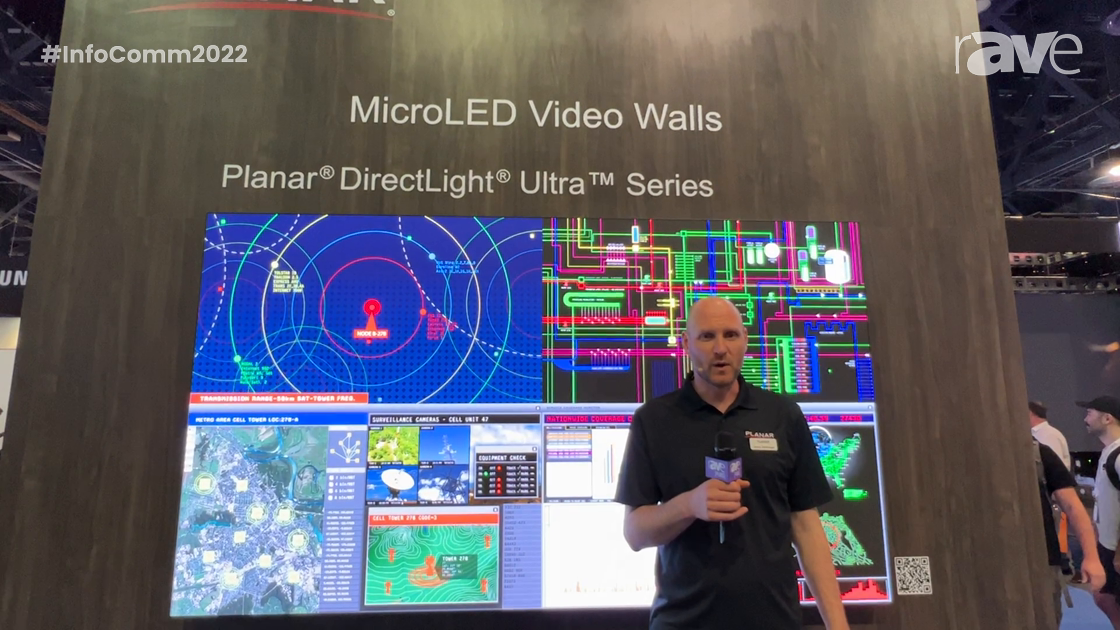 InfoComm 2022: Planar Unveils 0.625mm DirectLight Ultra Series of Direct-View Displays With MicroLED