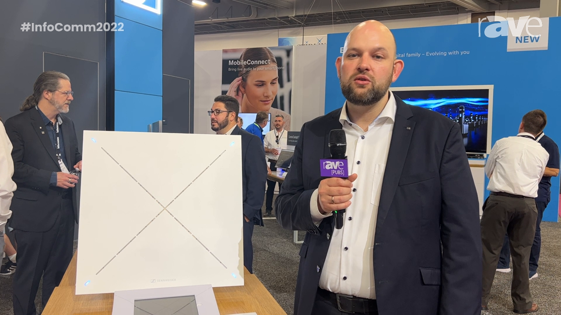 InfoComm 2022: Sennheiser Shows TeamConnect Ceiling 2 with TruVoicelift Better Speech Amplification