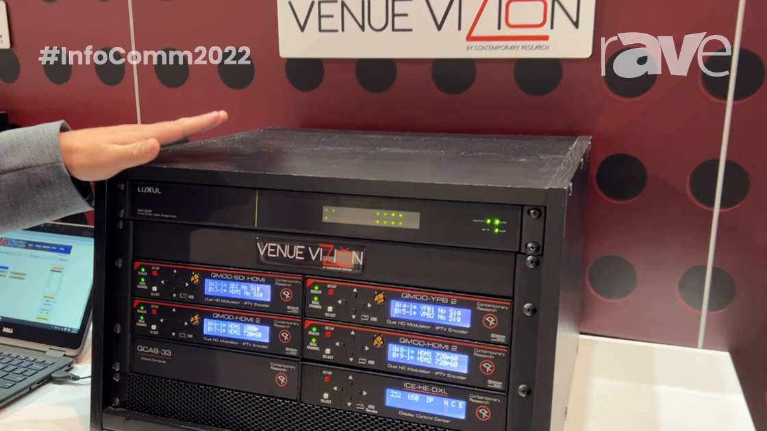 InfoComm 2022: Contemporary Research Details Pre-Programmed Venue Vizion Matrix Unit