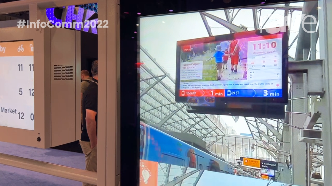 InfoComm 2022: Nanov Display Presents 65-Inch Portrait Interactive Monitor and Information Display