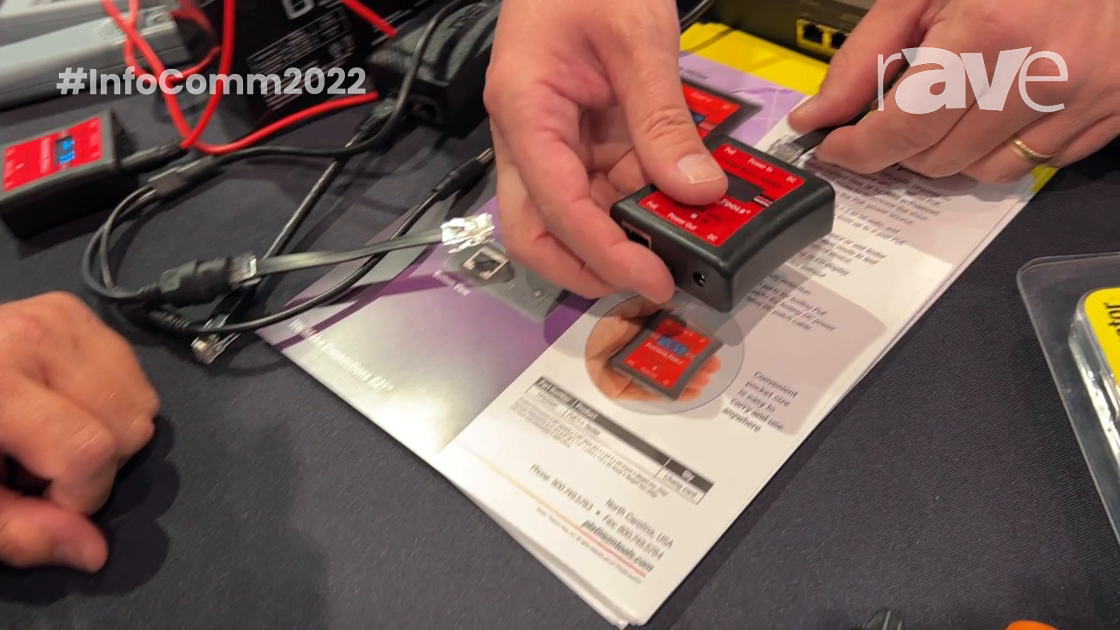 InfoComm 2022: Platinum Tools Tells rAVe About PoE++ Pocket-Sized Tester