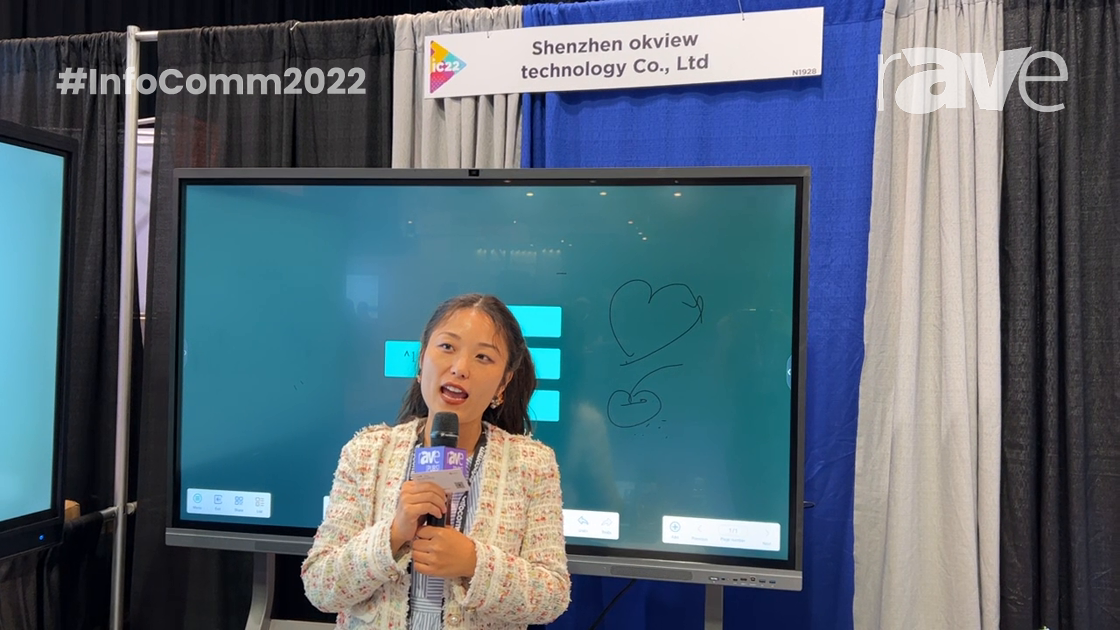 InfoComm 2022: Shenzhen OkView Technology Co. Demonstrates Its Interactive Flat Panel Displays