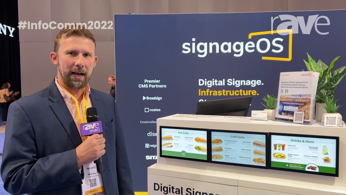 InfoComm 2022: signageOS Tells rAVe About New ‘Dynamic Content Repositioning’ Software Feature
