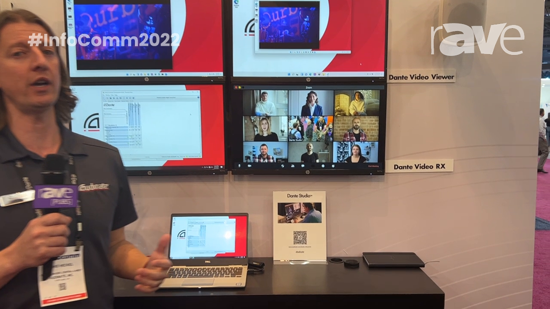 InfoComm 2022: Audinate Describes Dante Studio, Software Iteration of Dante AV