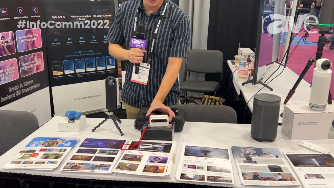 InfoComm 2022: Kandao Highlights the QooCam EGO 3D Stereo Camera