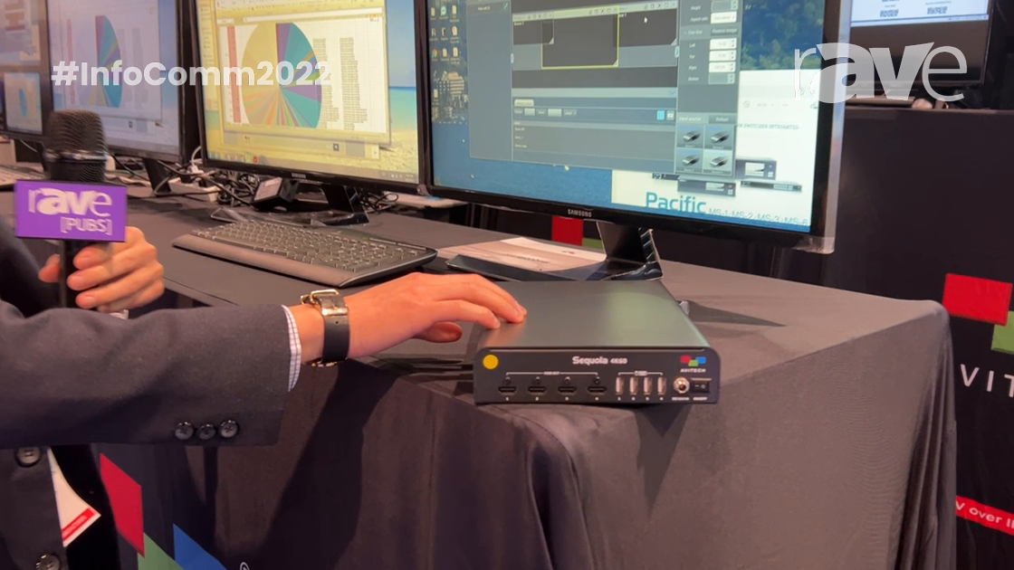 InfoComm 2022: Avitech Shows Off Sequoia 4K60 Multiviewer for 2×2 or 1×4 Video Walls