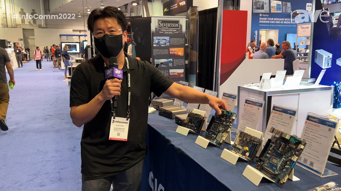 InfoComm 2022: GIGAIPC Showcases Line of Motherboards in Various Form Factors