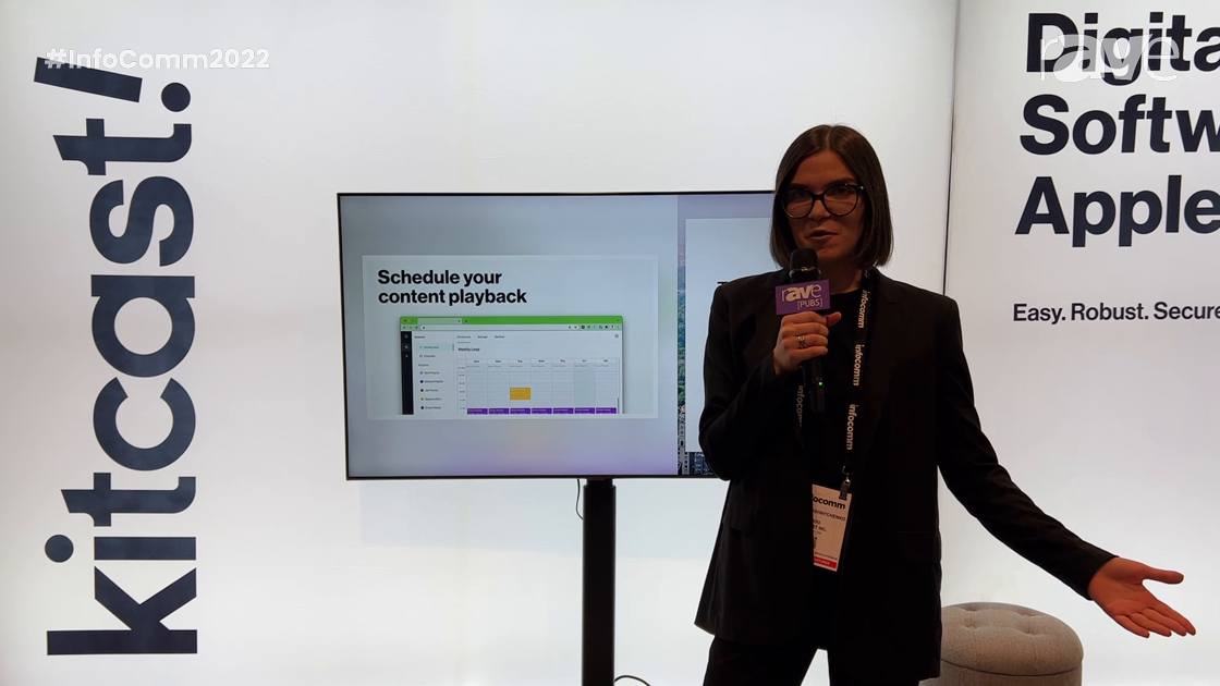 InfoComm 2022: Kitcast Talks About Digital Signage Software for Apple TV