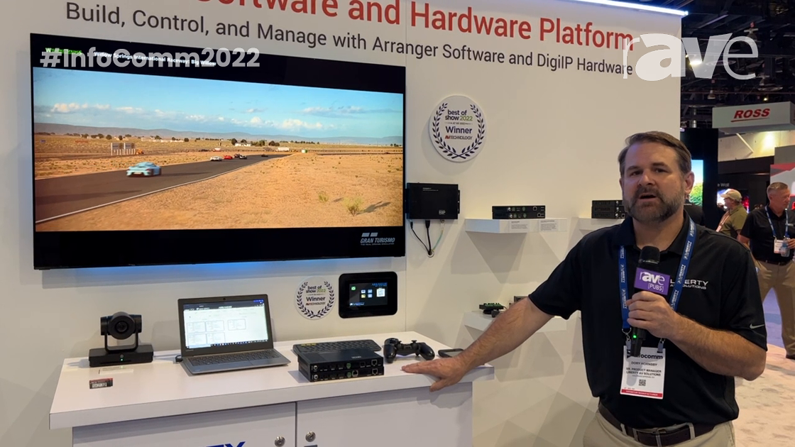 InfoComm 2022: Liberty AV Debuts SDVoE-Supported DigiIP 6000 Series, Talks Arranger Control Software