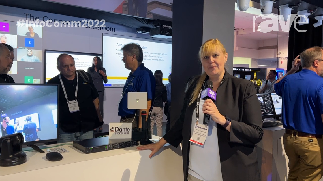 InfoComm 2022: Panasonic Introduces New Dante Products for Digital Wireless Microphone System