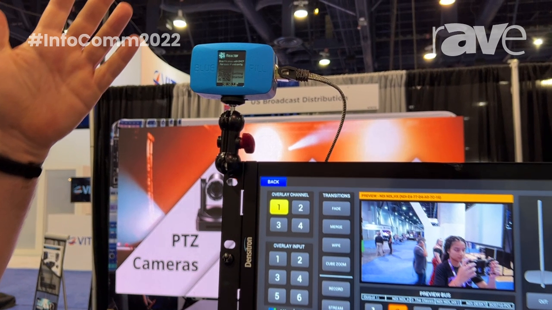 InfoComm 2022: US Broadcast Distribution Distributes Skaarhoj Blue Pill, PoE-Powered Controller