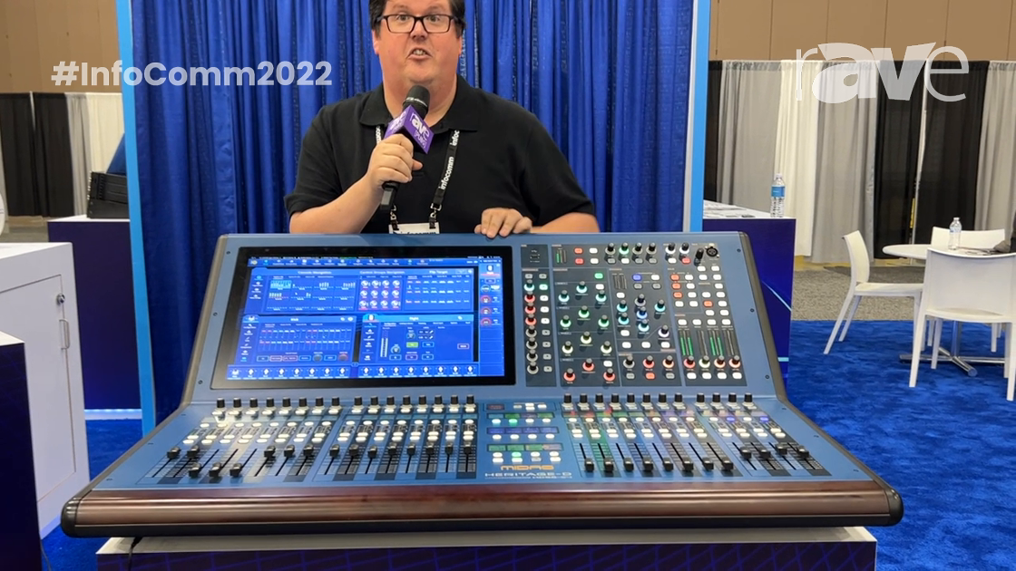 InfoComm 2022: Midas Offers Heritage HD96-24 Console Desk in the AVL Media Group Booth