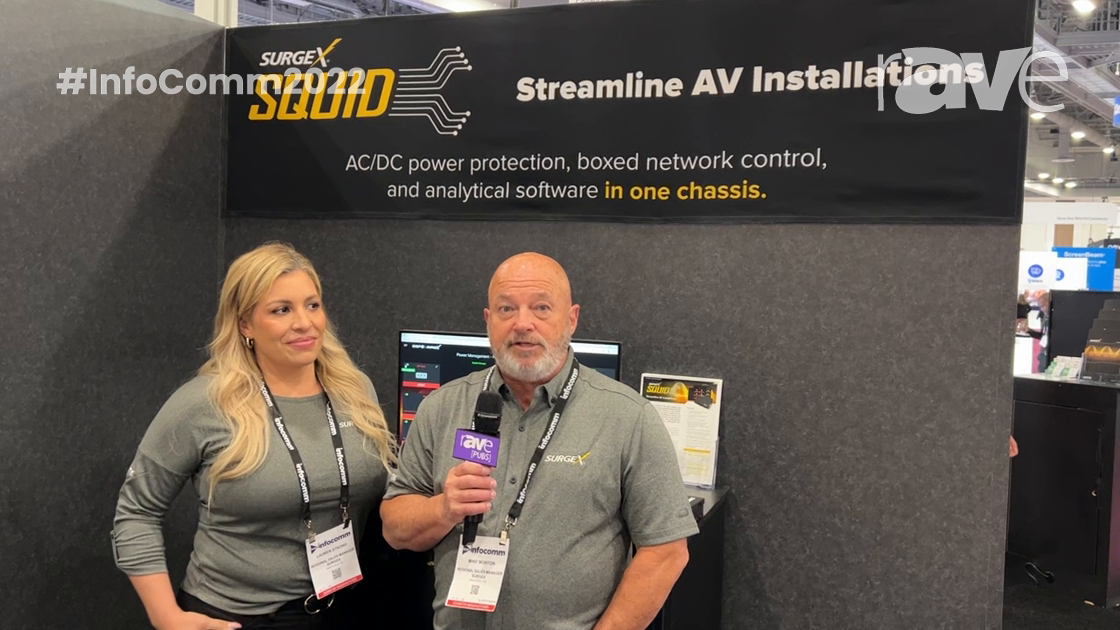 InfoComm 2022: SurgeX Introduces SQUID AC/DC Power Distribution Unit and Power Management System