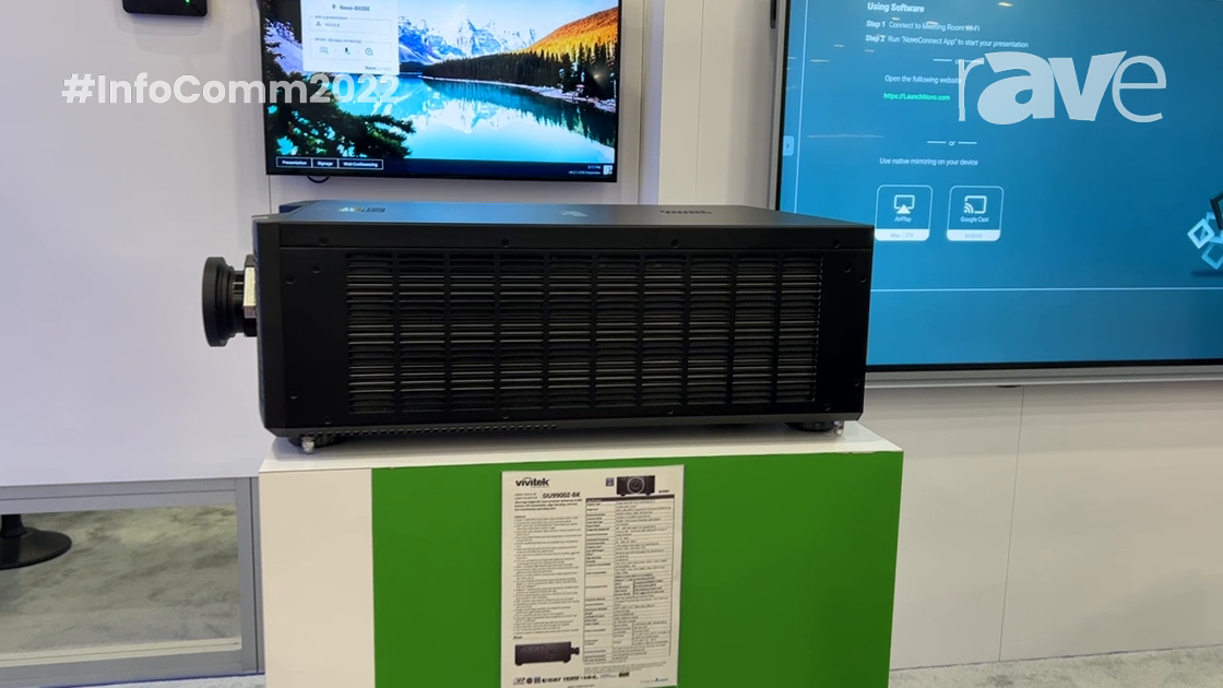 InfoComm 2022: Vivitek Introduces 20,000-Lumen DU9900Z Large-Venue Laser Projector