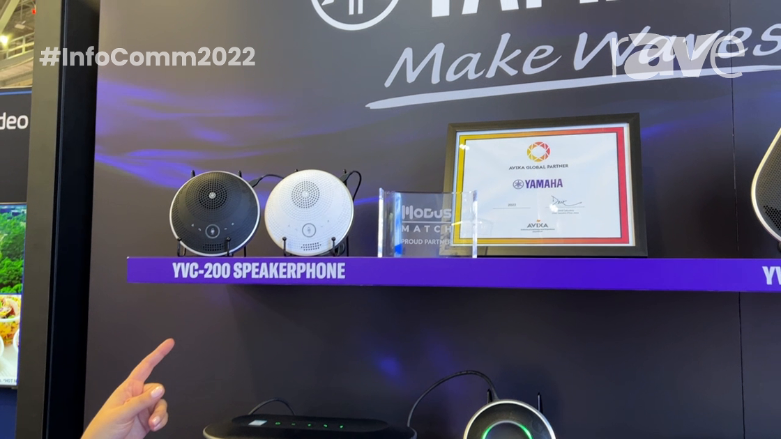 InfoComm 2022: Yamaha Unified Communications Highlights YVC Series Bluetooth Speakerphones