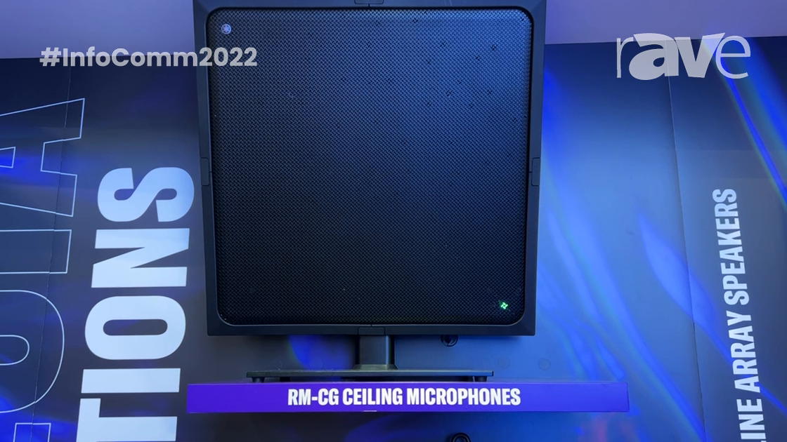 InfoComm 2022: Yamaha Unified Communications Showcases Dante-Enabled RM-CG Ceiling Microphone