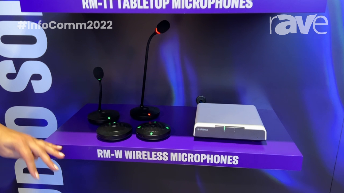 InfoComm 2022: Yamaha Unified Communications Shows RM-W Wireless Microphones and Charging Station