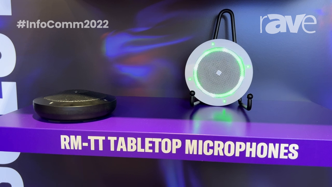 InfoComm 2022: Yamaha Unified Communications Talks RM-TT Tabletop Microphones, Part of ADECIA Line