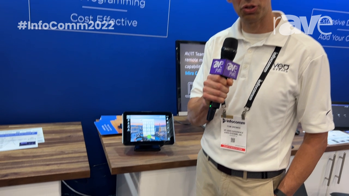 InfoComm 2022: Aveo Systems Explains Android-Based ‘Mira Connect’ Touch Screen and AV Control System