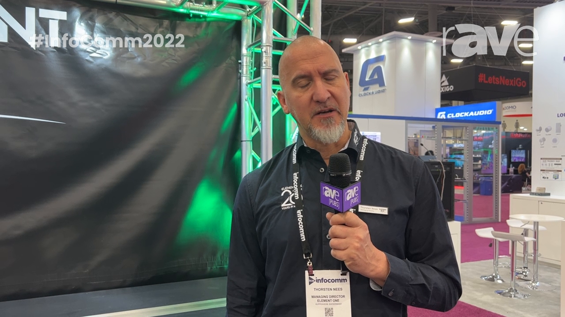 InfoComm 2022: Element One Illustrates CONVERS ONE 240, 24-Inch Retractable Presentation Device