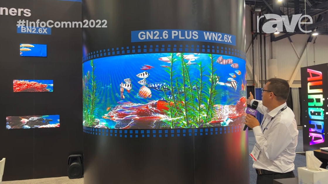 InfoComm 2022: Lamp Technologies Showcases GN Plus and WN1.6x Flexible LED Display