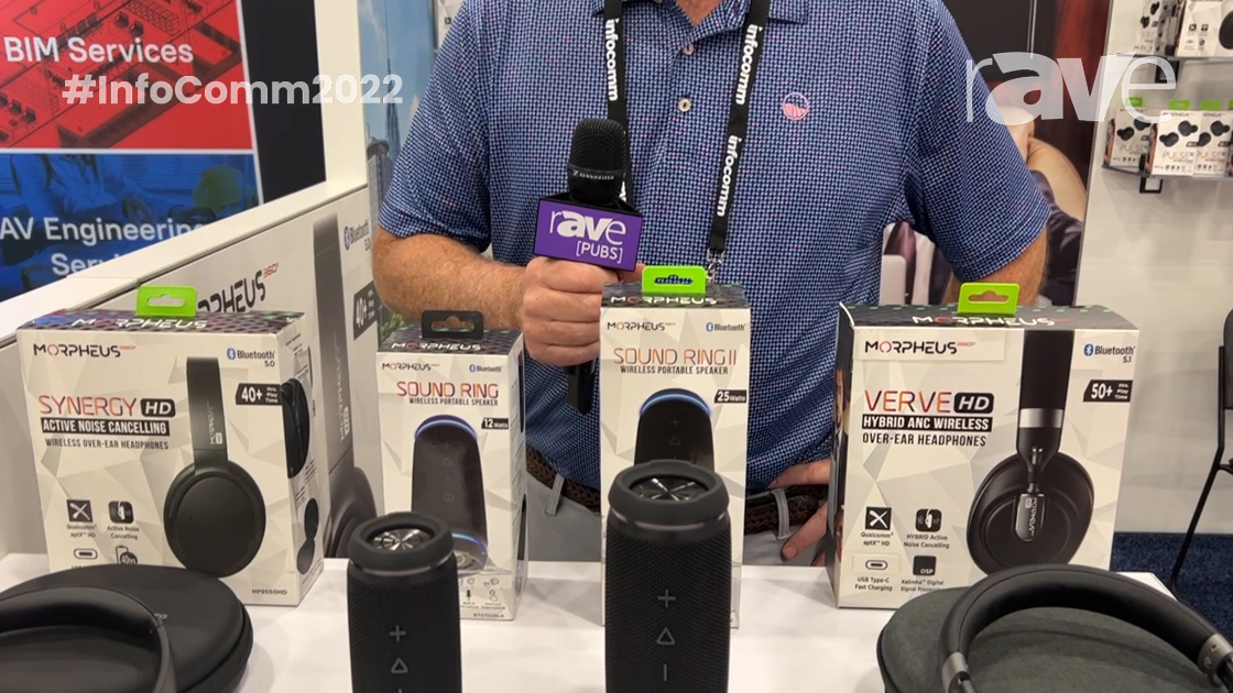 InfoComm 2022: Morpheus 360 Introduces 12- and 25-Watt ‘Sound Ring’ Wireless, Portable Speakers