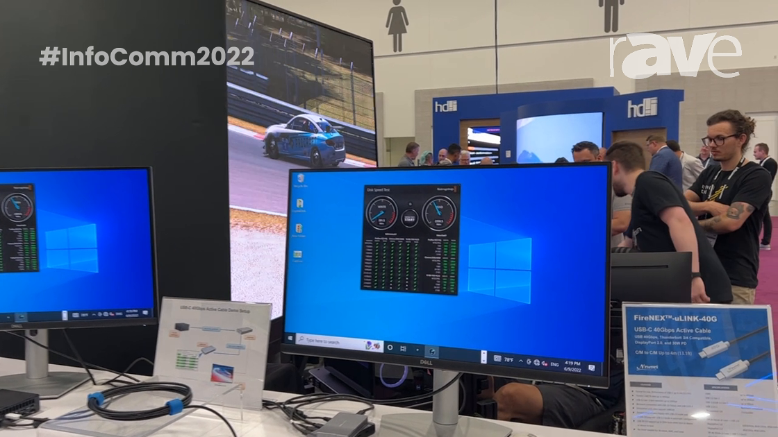 InfoComm 2022: Newnex Highlights FireNEX-uLINK-40G Active Cable Supporting USB at 40Gbps