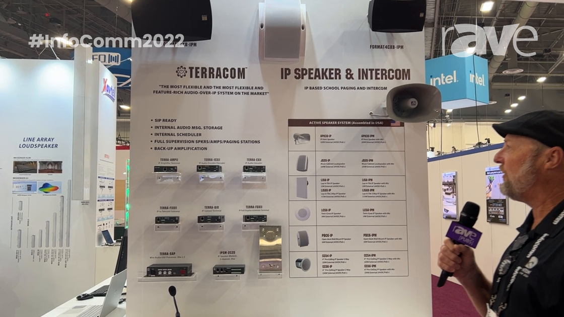 InfoComm 2022: Penton Audio Highlights Improved IP Speaker and Terracom Audio-over-IP Line