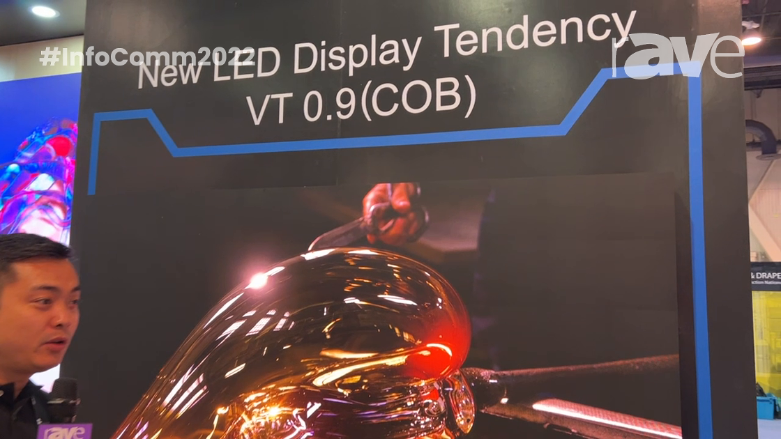 InfoComm 2022: Shenzhen Liantronics Intros VT 0.9mm COB dvLED Display and Blade Series dvLED