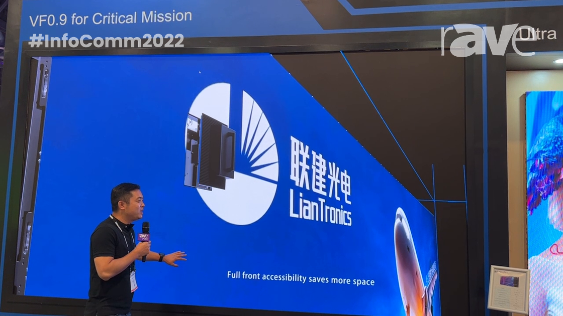InfoComm 2022: Shenzhen Liantronics Presents VF0.9 LED Display for Mission-Critical Applications