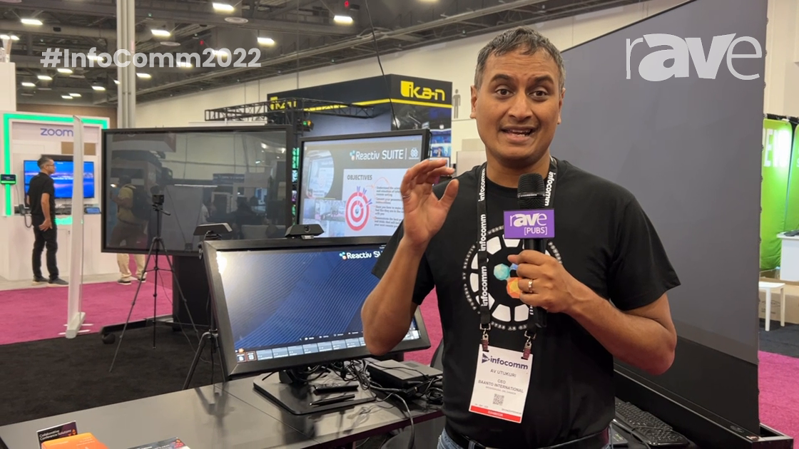 InfoComm 2022: Vizetto Demos Reactiv SUITE Virtual Meeting Platform for Classrooms