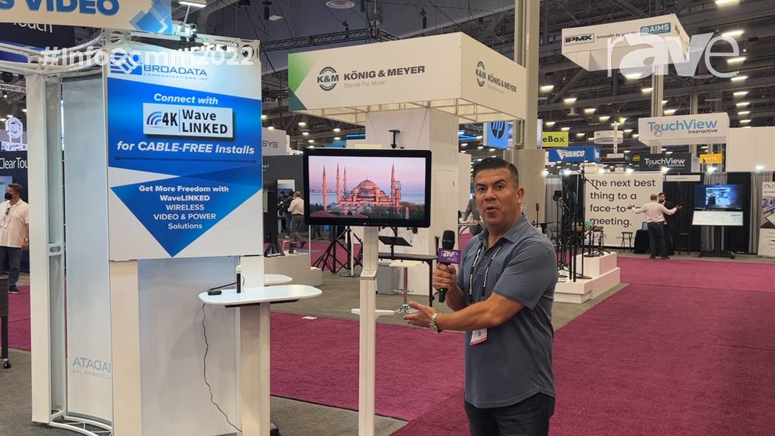 InfoComm 2022: Broadata Communications Demos 4K Wireless Video and Power Solutions