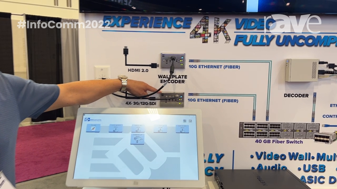 InfoComm 2022: Broadata Communications Highlights LBN10G8-12G SDI Wall Plate