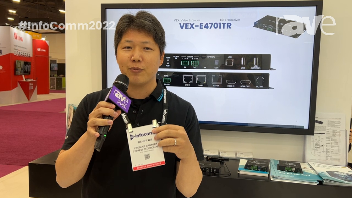InfoComm 2022: CYP Introduces VEX-E4701TR Extender and Transceiver on the HDBaseT Alliance Booth