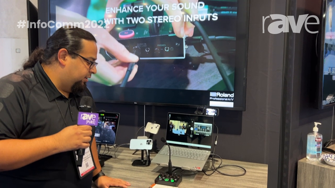 InfoComm 2022: Roland Shows UVC-02 Web Presentation Dock for Online Presentations