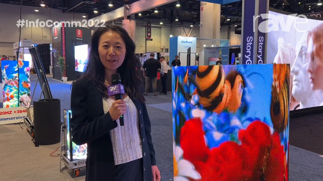 InfoComm 2022: Scenico Offers Curved Indoor/Outdoor LED Panels, As Well As LED Rolling Screen