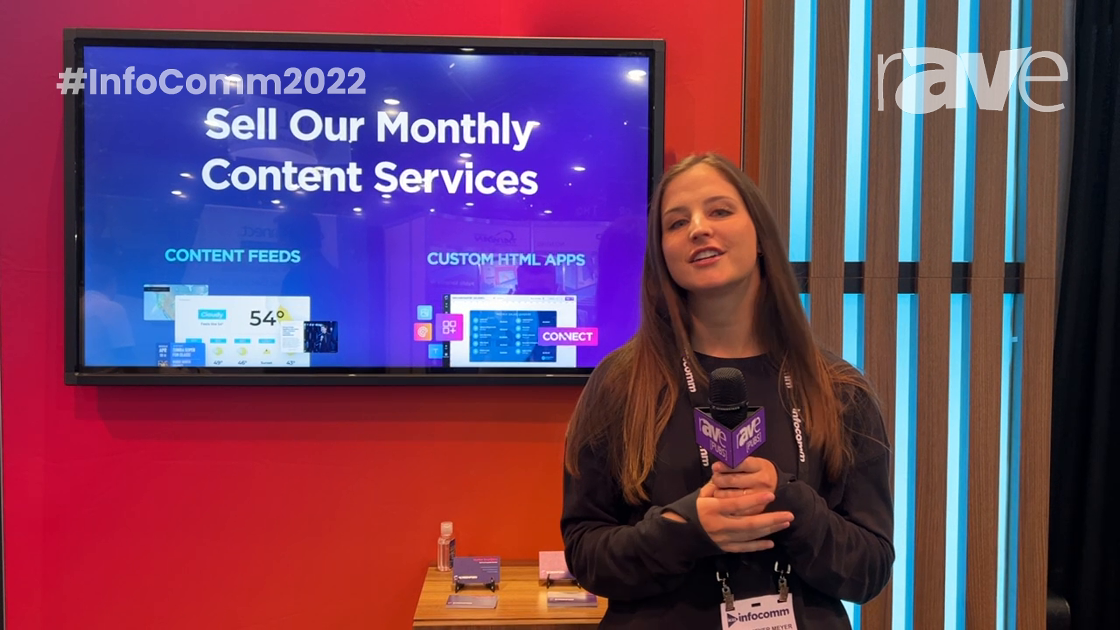 InfoComm 2022: Screenfeed Explains Digital Signage Content Services, Including Infotainment Content