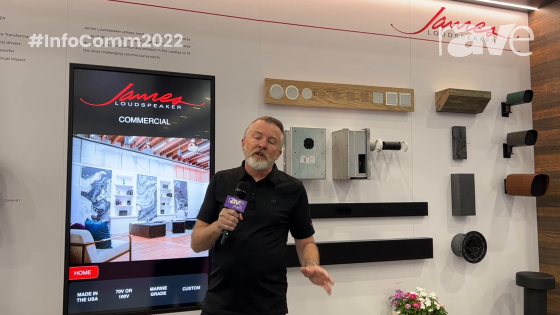 InfoComm 2022: Sonance Showcases James Loudspeaker, a Custom Commercial Audio Solution