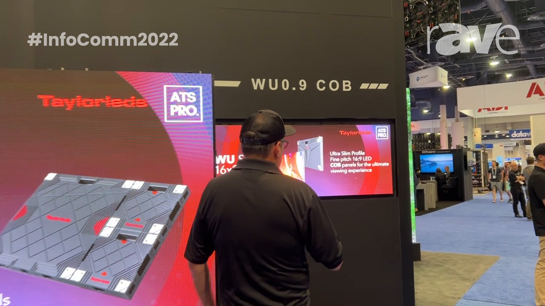 InfoComm 2022: Taylorleds Shows WU 0.9mm COB dvLED Modules, WS Series Modules at ATS Pro Booth