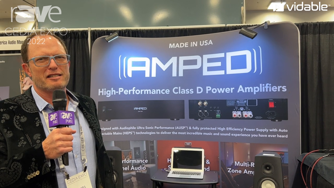 CEDIA Expo 22: Acoustic Quality Showcases Amped Wood Finished Speakers