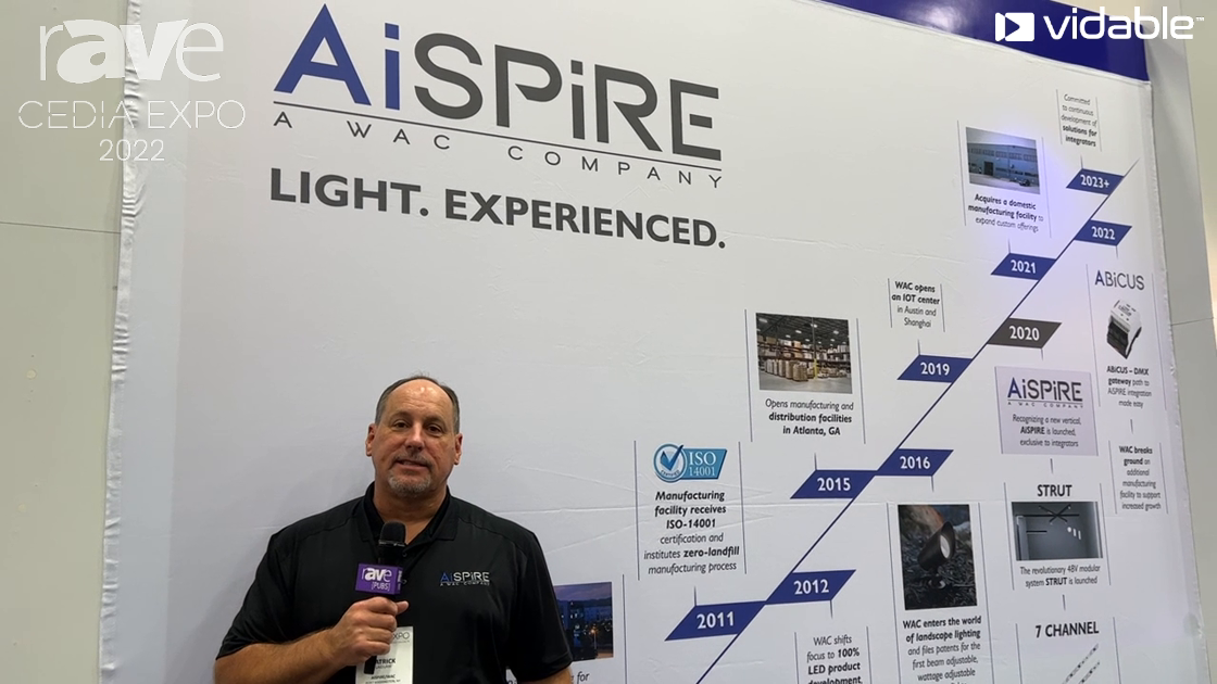 CEDIA Expo 22: AiSpire Showcases Four Experiences of Tuneable Recessed Light Fixtures