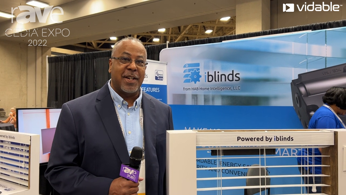 CEDIA Expo 22: HAB Home Intelligence Demos the Retrofit iBlinds Smart Blinds System