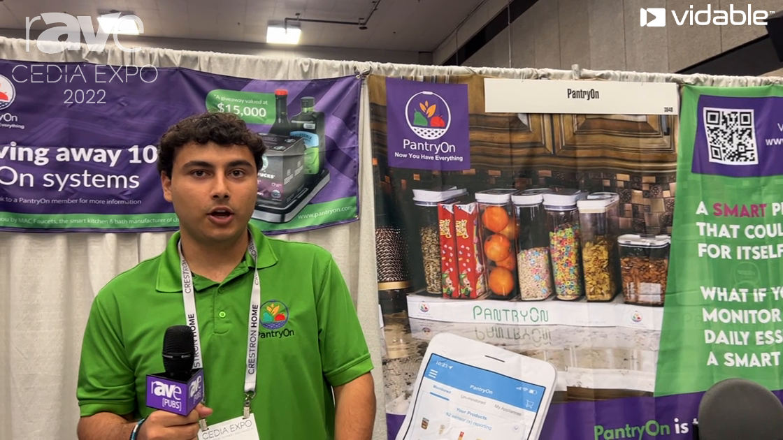 CEDIA Expo 22: PantryOn Demos Home Autonomous System to Measure and Monitor Home Pantry Inventory
