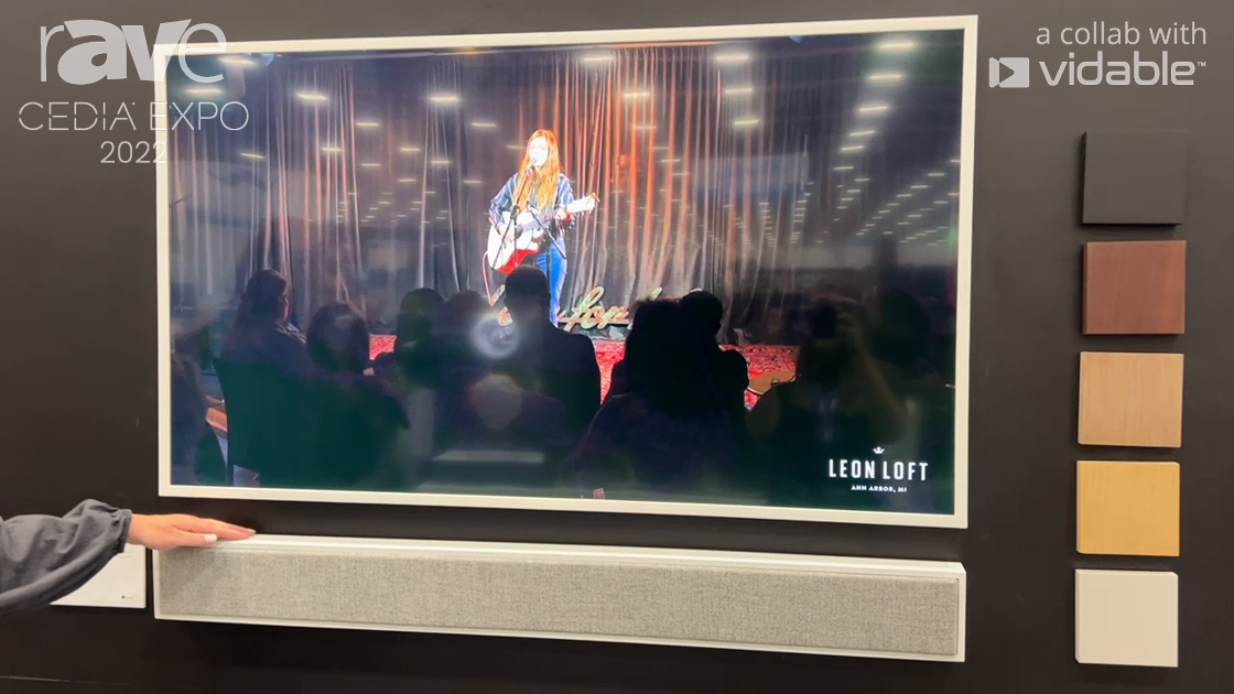 CEDIA Expo 22: Leon Speakers Features Frame Bar Soundbar Solution To Complement Slim Displays