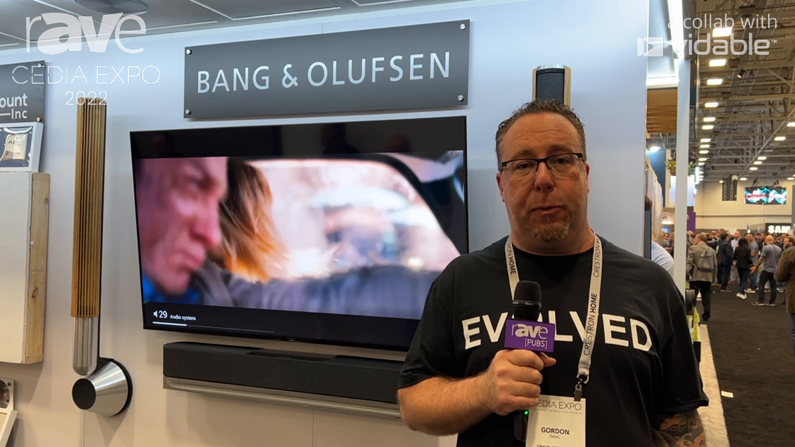 CEDIA Expo 22: Origin Acoustics Exhibits Bang & Olufsen Soundbars and Speakers, Talks Partnerships