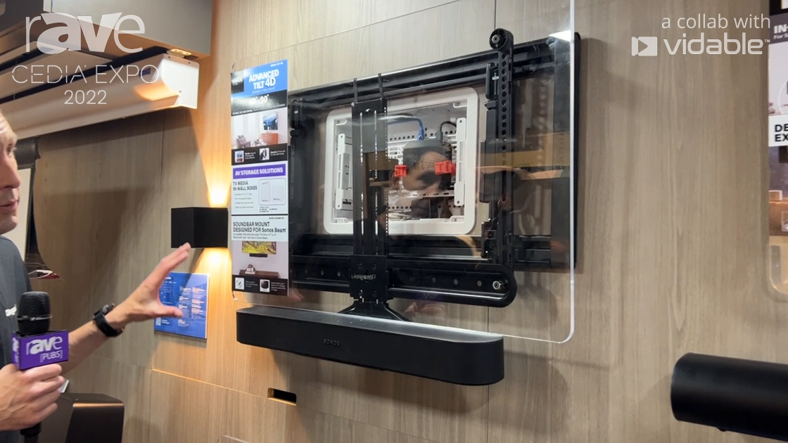 CEDIA Expo 22: Legrand AV Shows Sanus Advanced Tilt 4D Mount