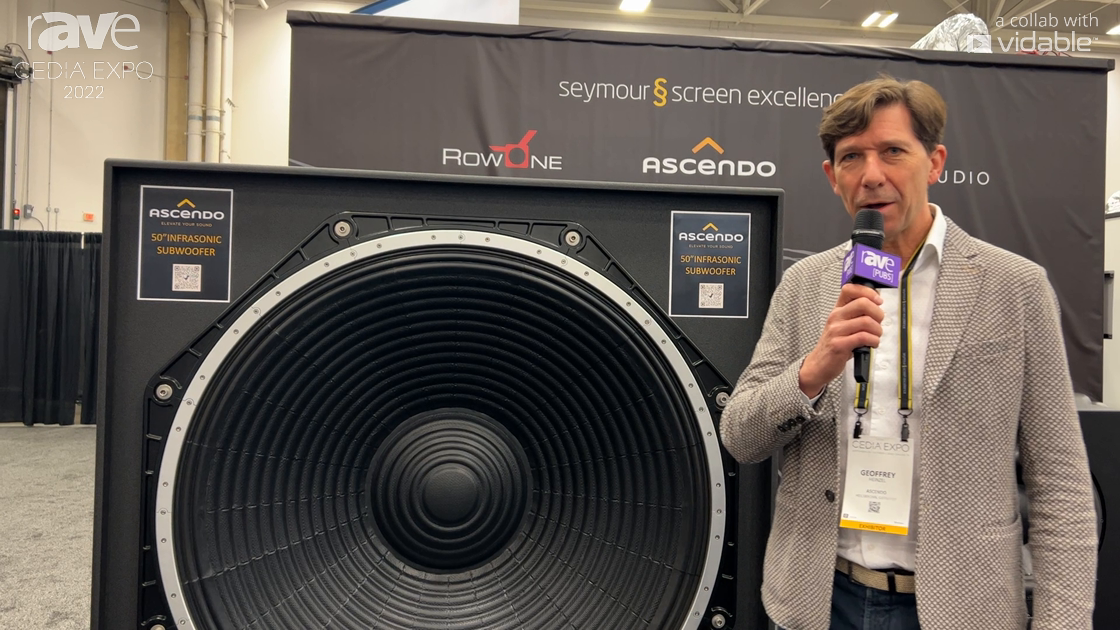 CEDIA Expo 22: Ascendo Immersive Audio Shows AMSG50 Powered Amplifier 50″ Infrasonic (<20Hz) Sub