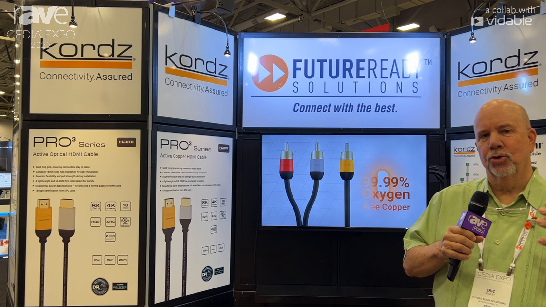 CEDIA Expo 22: Future Ready Solutions Presents Kordz HDMI Technologies