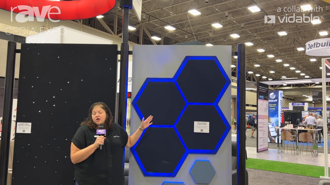 CEDIA Expo 22: Acoustic Innovations Introduces Lightscapes Hexagonal Acoustic Panels with LED Lights